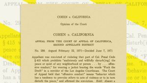 COHEN v. CALIFORNIA