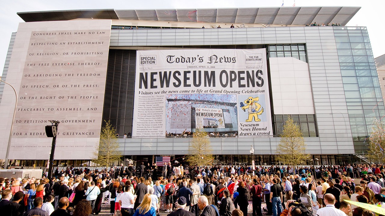 Newseum Reopens in D.C.