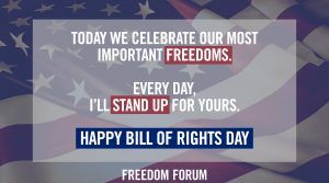 Bill of Rights Day Postcard