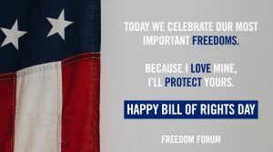 Bill of Rights Day Postcard