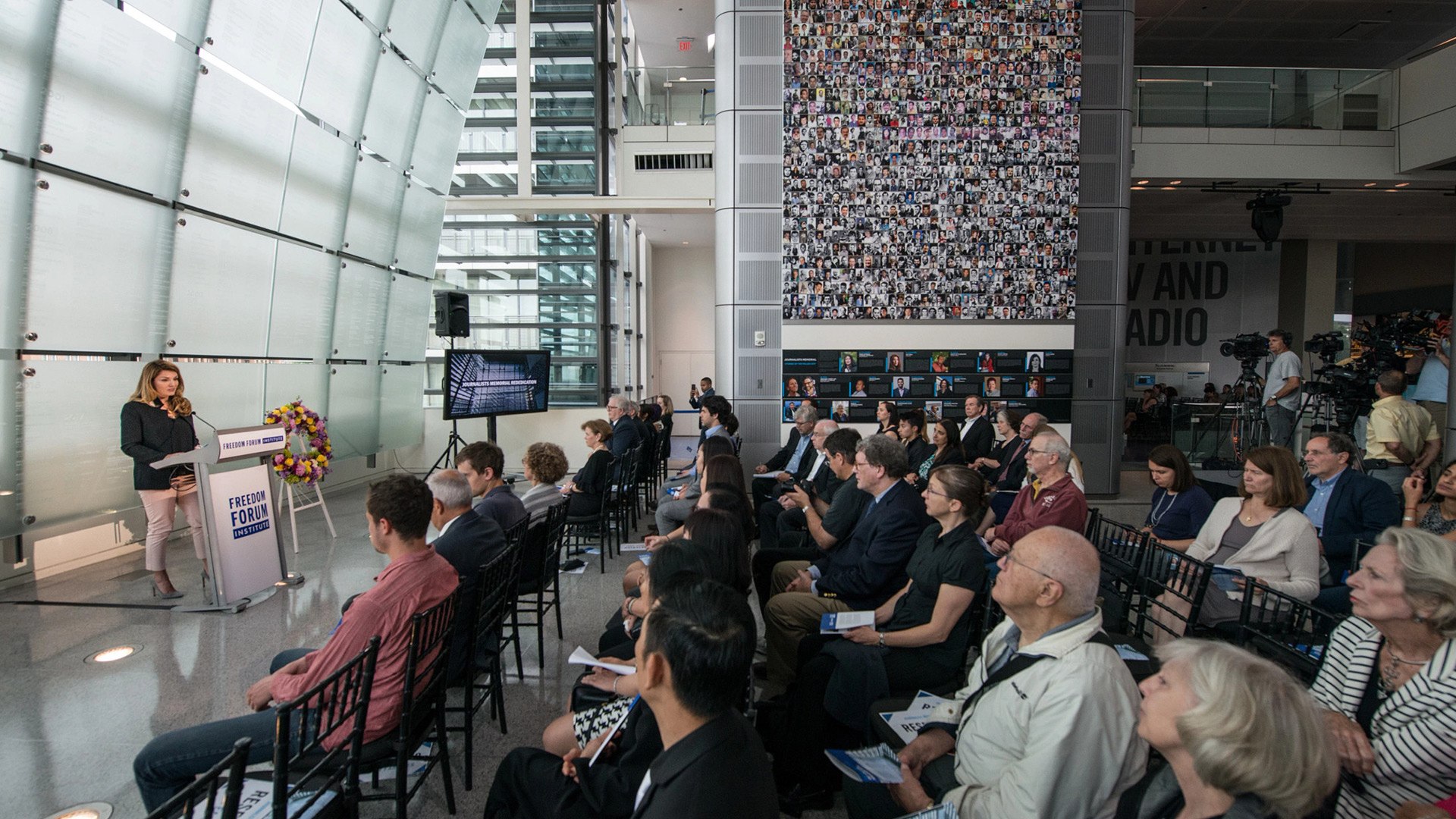 Journalists Memorial in the Newseum, Washington, D.C.