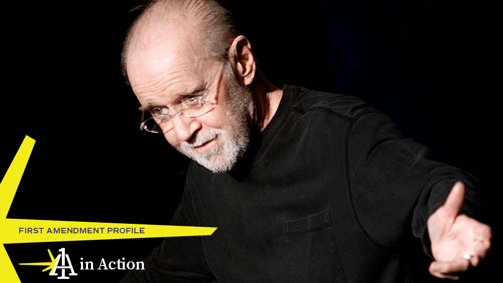 Comedian George Carlin at the 13th annual U.S. Comedy Arts Festival in Aspen, Colo.